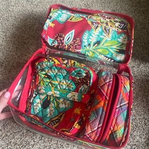 Vera Bradley 4-piece travel set